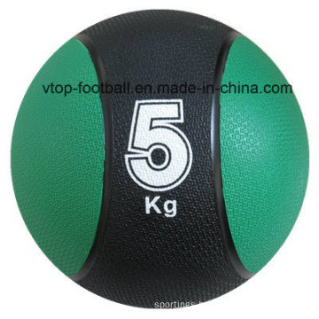 Green Color Rubber Material Standard Medicine Ball